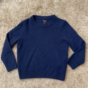 J. Crew Cashmere Navy Sweater Sz 3